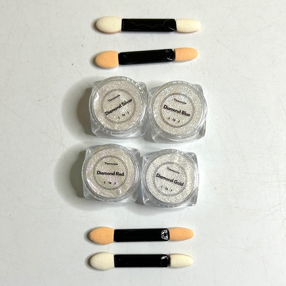 Diamond Chrome Nail Powder Set 4 Colors - Picture 6 of 8